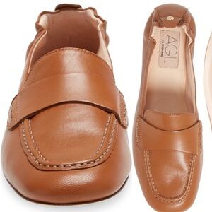 AGL Mara Loafer Leather Made in Italy Size 37.5